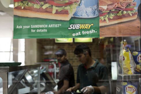 A Subway Restaurant