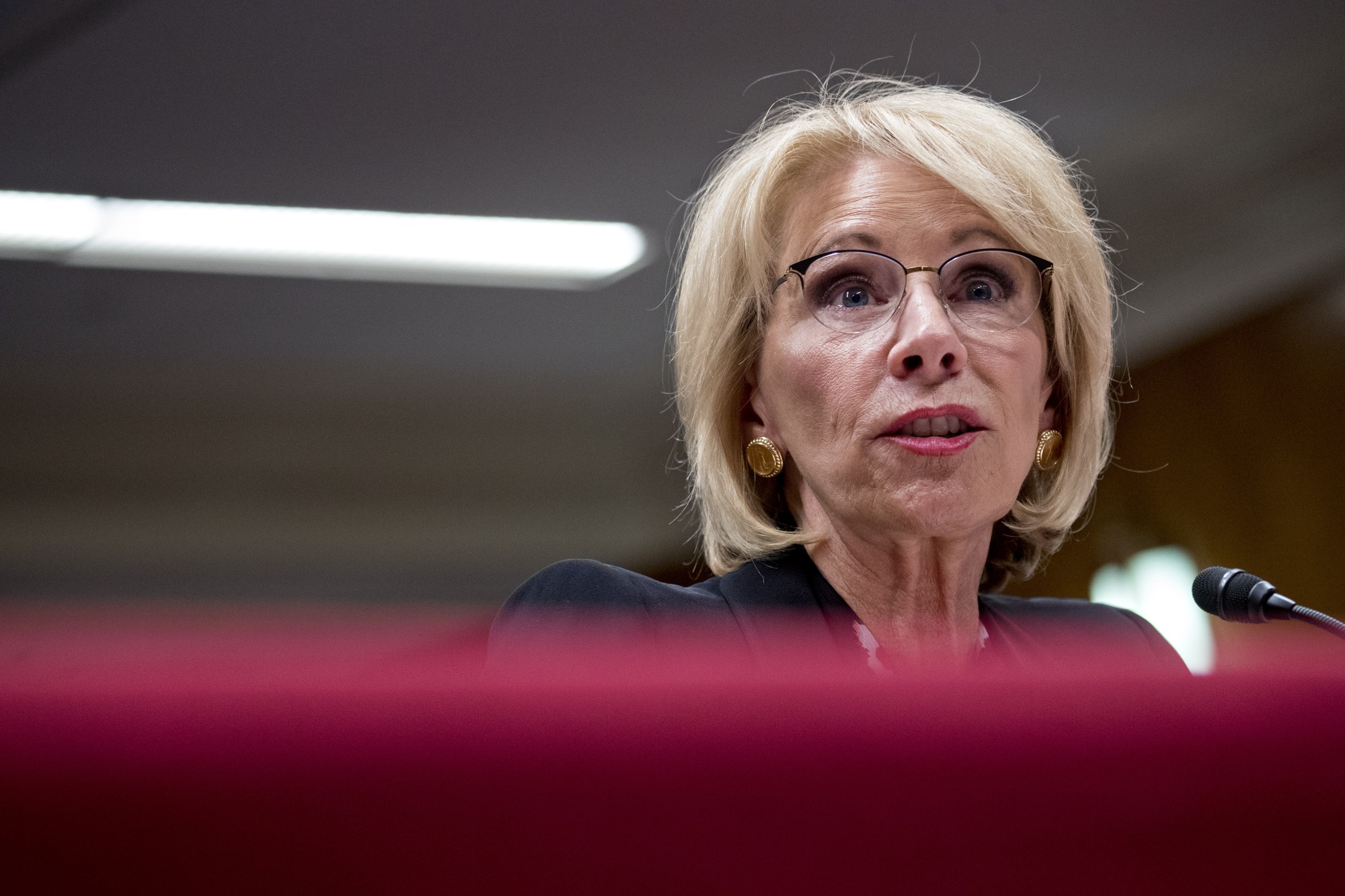 Betsy DeVos Says Teacher Strikes ‘Ultimately Hurt Kids’ - Bloomberg