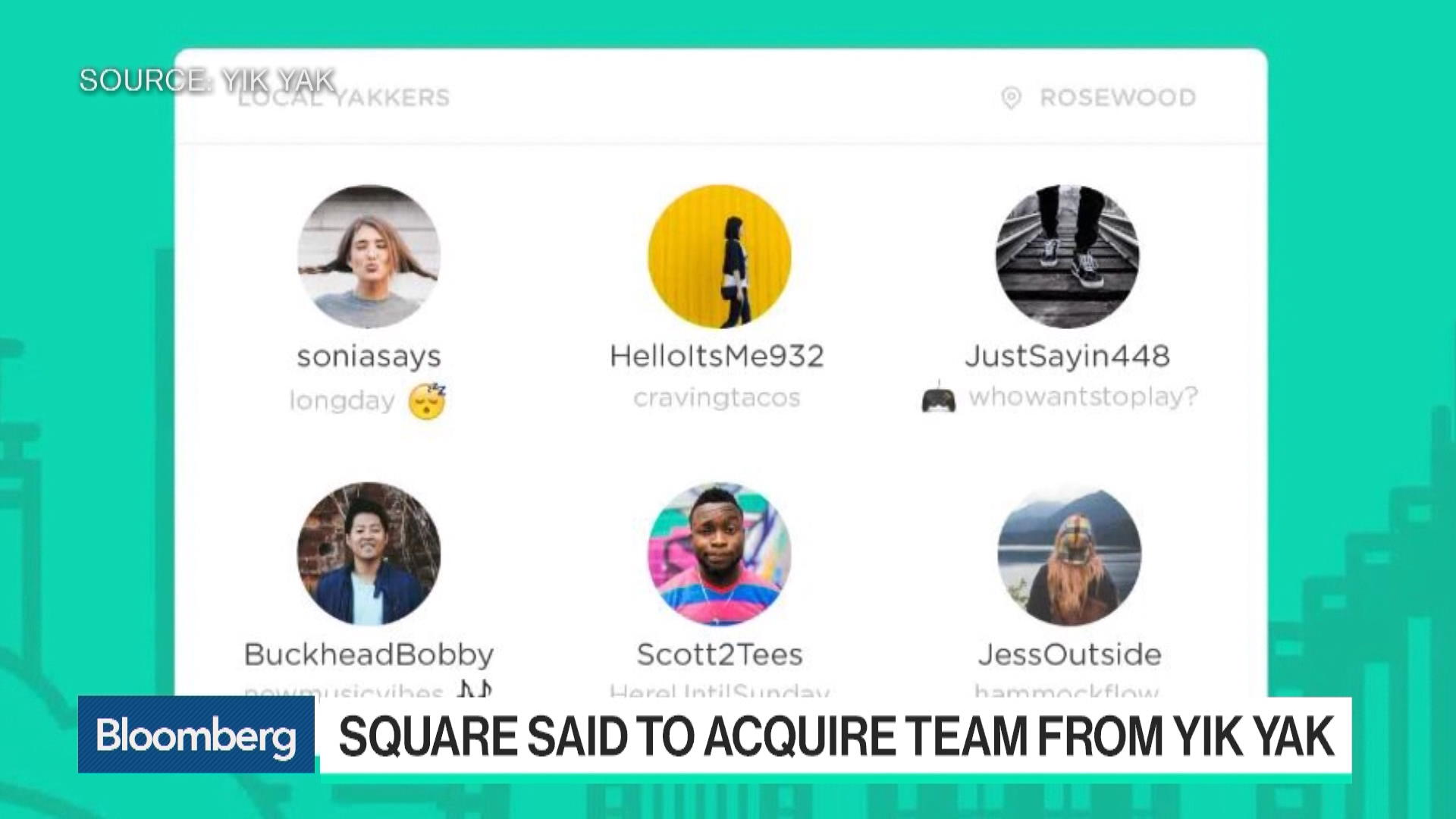 Watch Why Square Acquired Yik Yak's Engineers Bloomberg