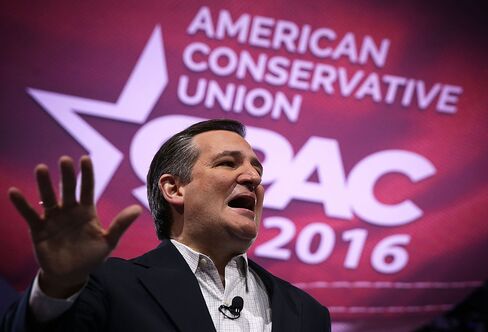 Republican presidential candidate Ted Cruz speaks at CPAC on March 4, 2016, in National Harbor, Maryland.