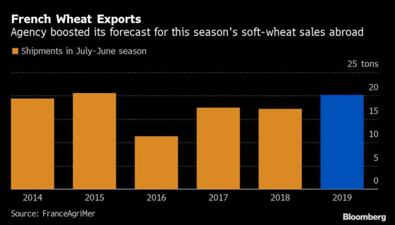 France Banks on Pickup in Wheat Exports to Reduce Big Stockpile