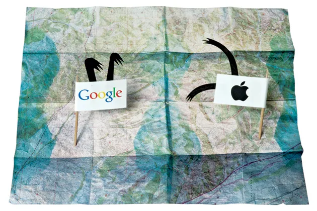 Apple and Google Fight to Be Top Mapping App