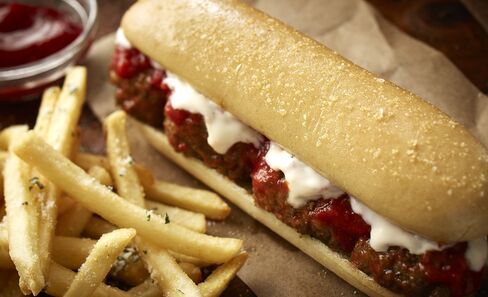 Olive Garden Breadstick Sandwich