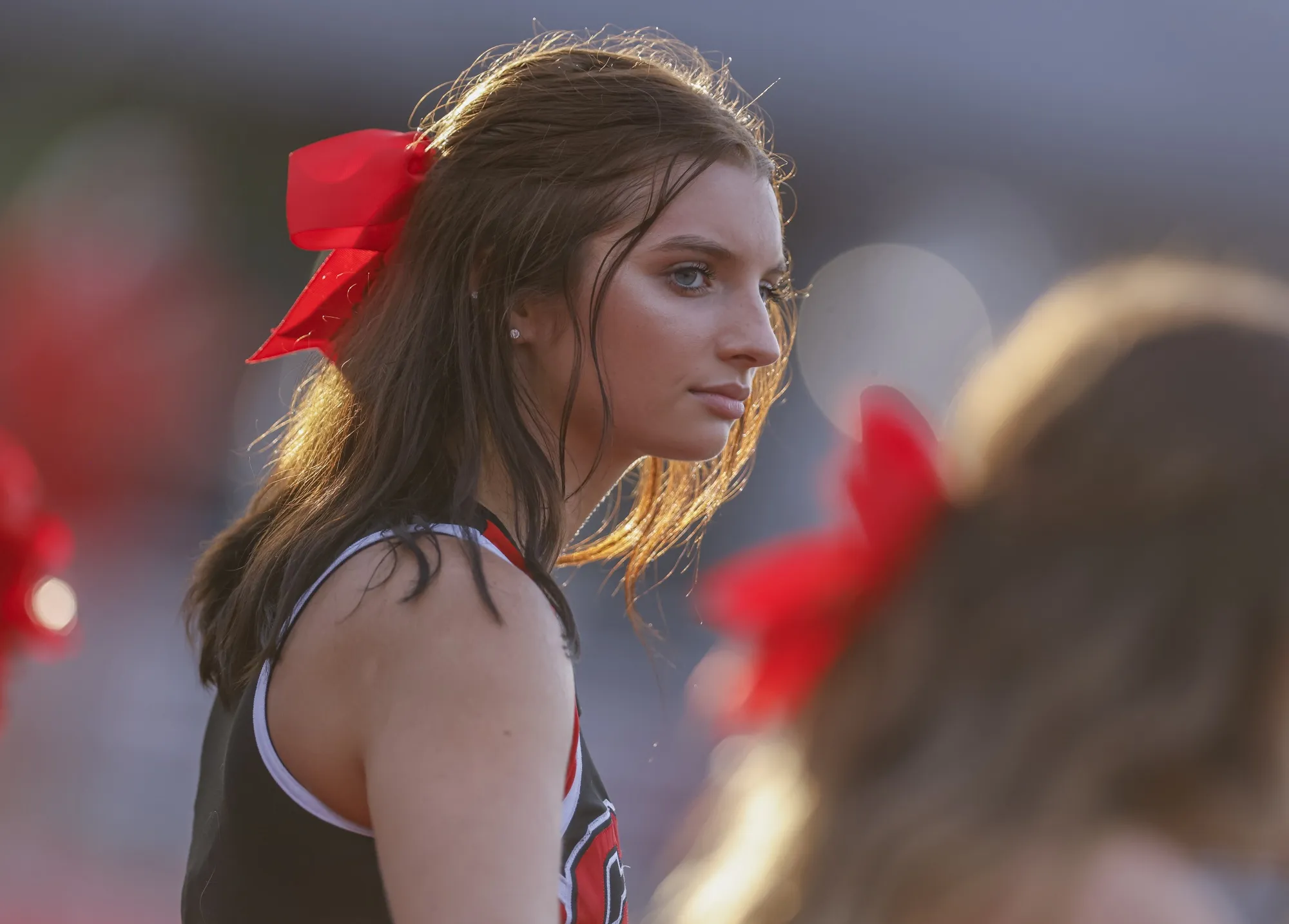 A cheerleader, but not the f-bomb dropping cheerleader.