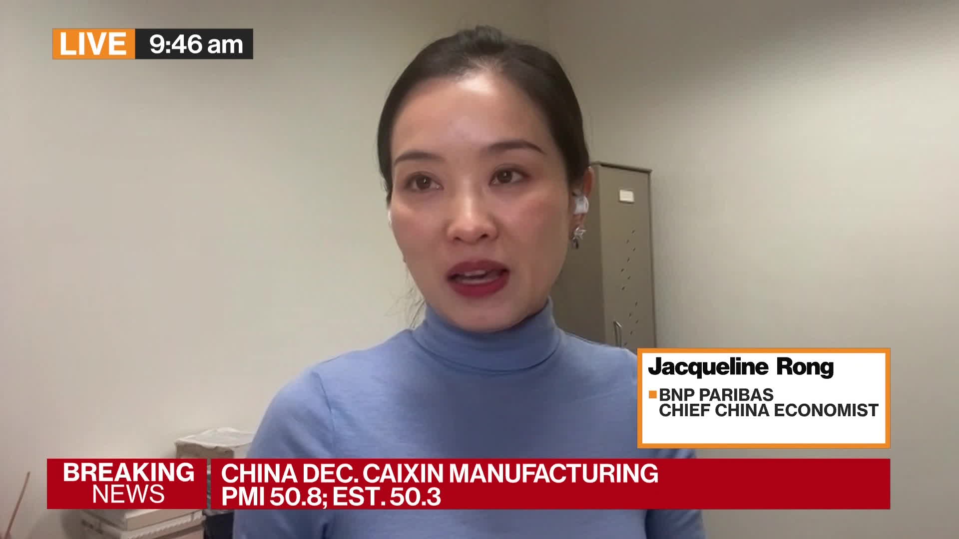 Watch BNP Paribas' Rong on China Factory Activity - Bloomberg