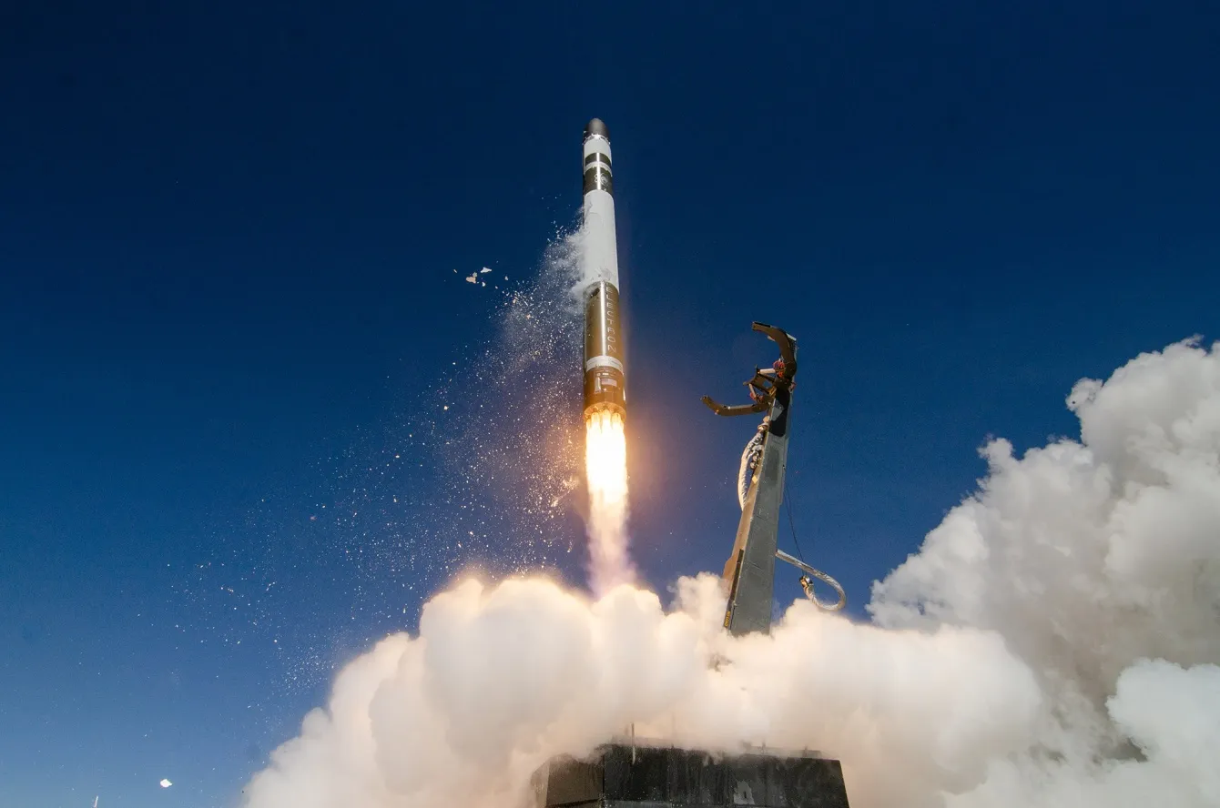 A Rocket Lab ‘Electron' launch.