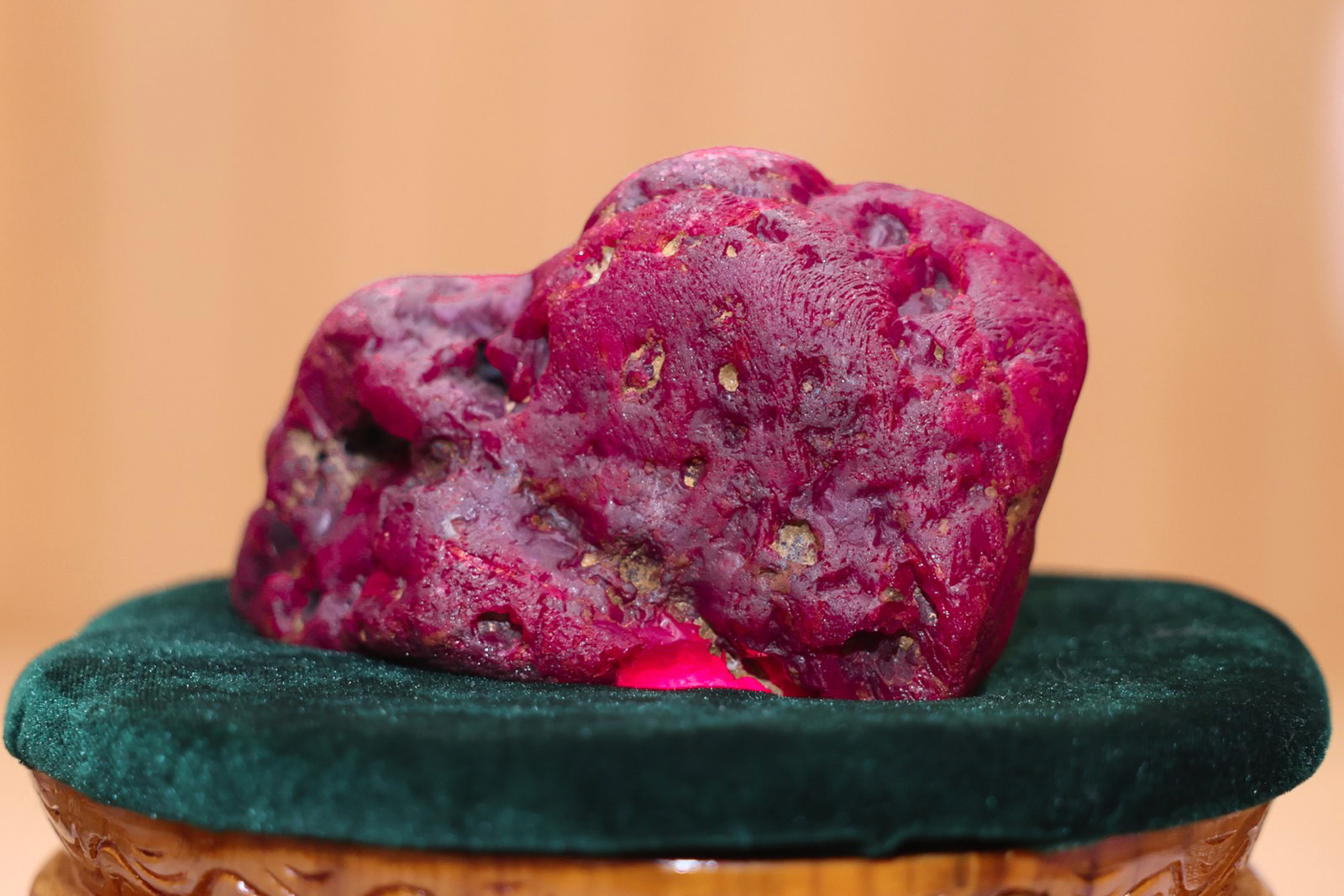 An 11,000-carat ruby recently found in Mogok, Myanmar. Source: Source: Myanmar's Ministry of Information/Source: Myanmar's Ministry of Information
