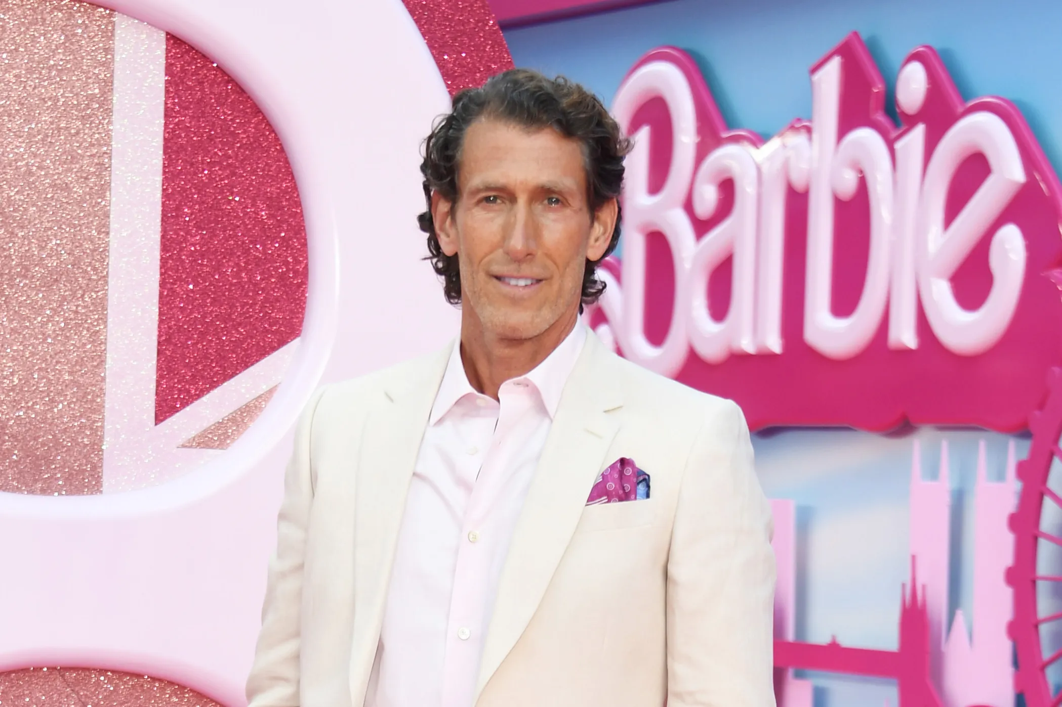 Richard Dickson at&nbsp;the European premiere&nbsp;of Barbie in London.