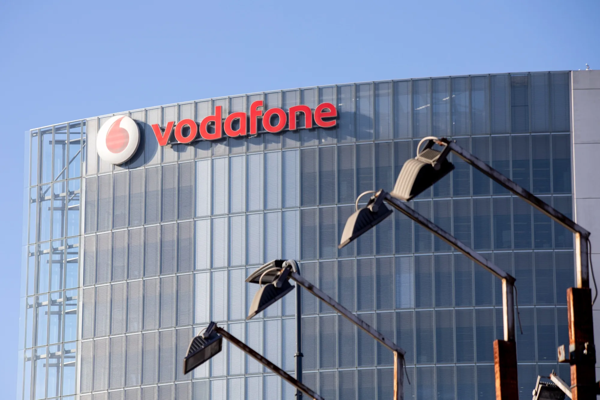 The Vodafone Group Plc headquarters in Milan, Italy.