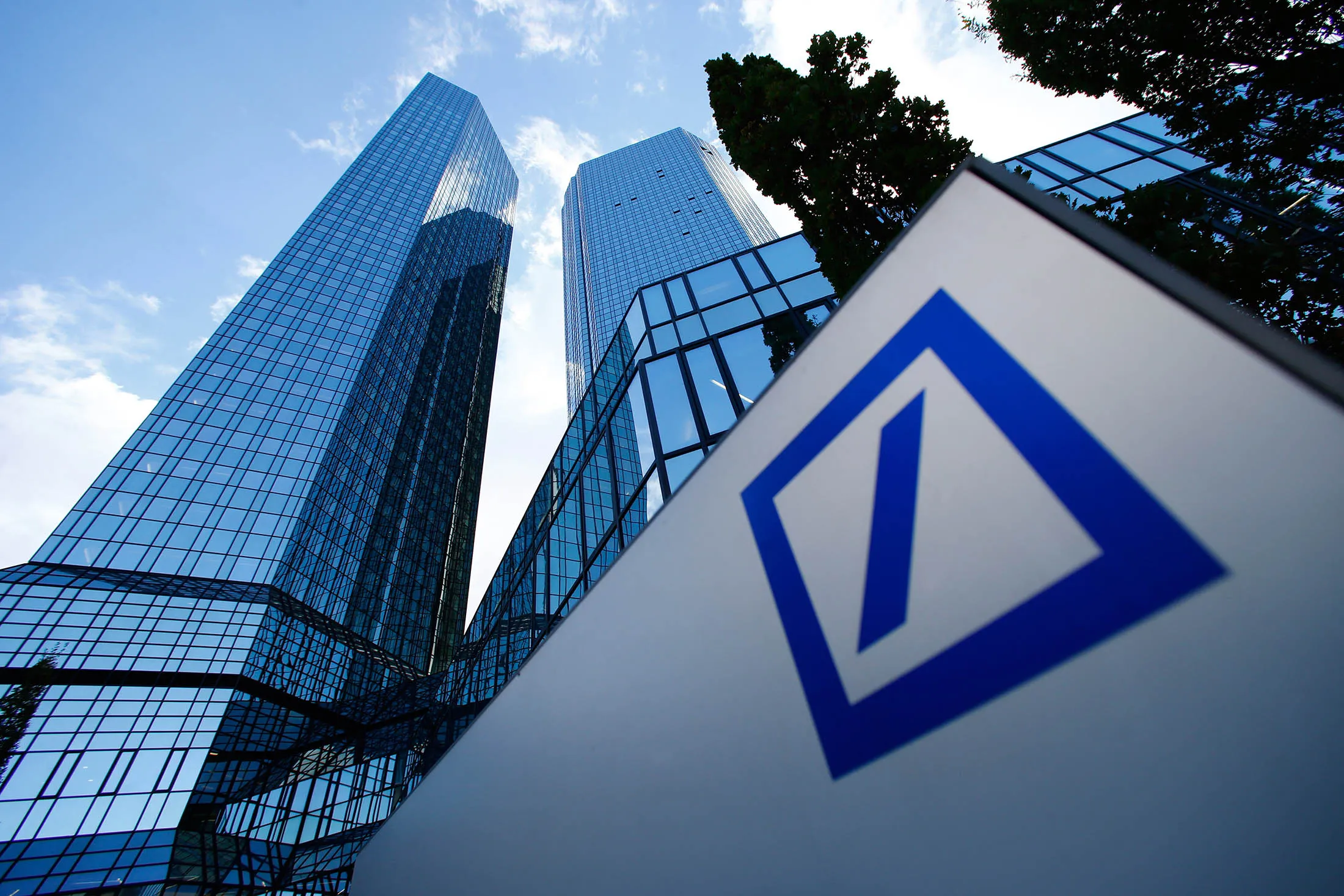 The Deutsche Bank AG headquarters in Frankfurt.

