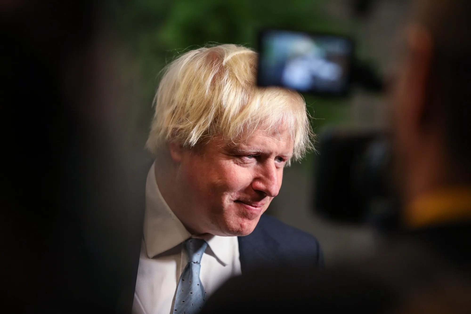 Foreign Secretary Boris Johnson in Florence, Italy on Friday, Sep. 22
