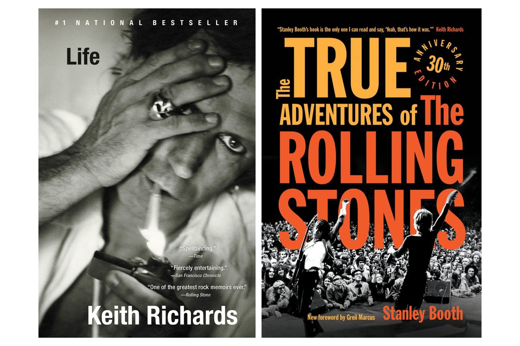 ROLLING STONES BOOK COVERS