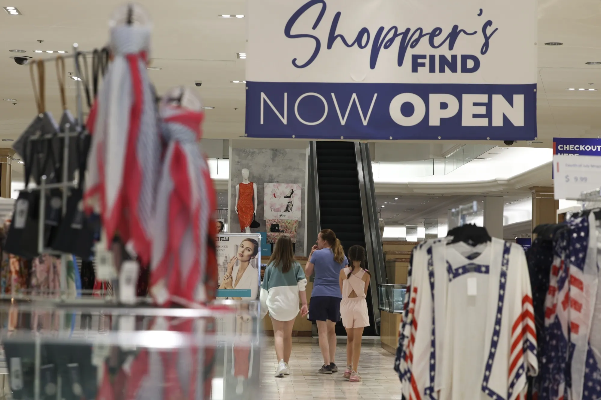 Customers inside a Shopper’s Find store that was formerly a Lord & Taylor in Wayne, New Jersey, this month.