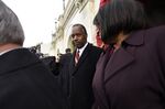 One year ago: HUD Secretary Ben Caron during President Donald Trump's inauguration. 