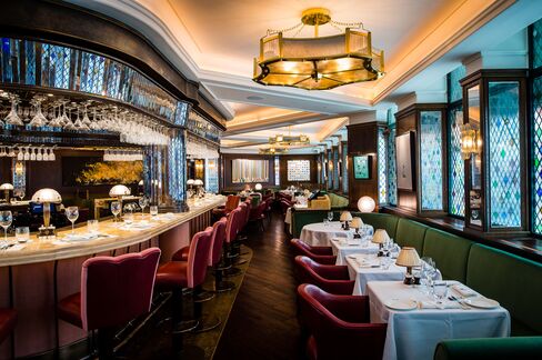 The dining room at The Ivy.
