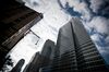 Goldman Sachs Group Inc. headquarters, right, stands in New York, U.S..