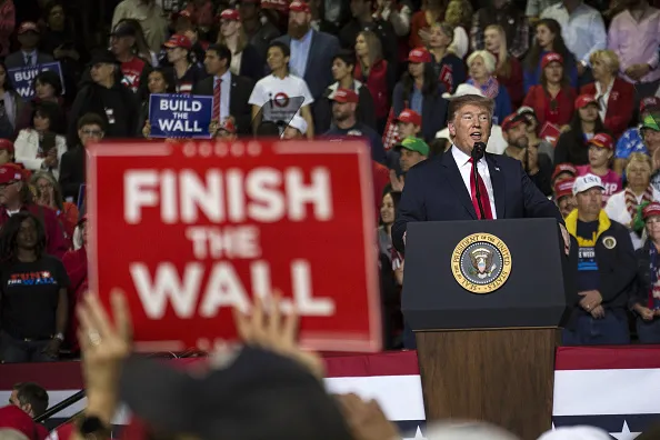 Right about border security, wrong about the emergency part.