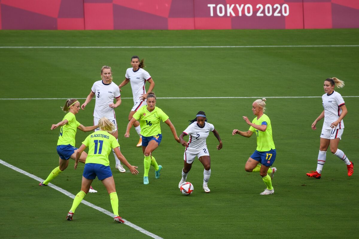 US Women's Soccer Olympics Lose Game 30 to Sweden Bloomberg