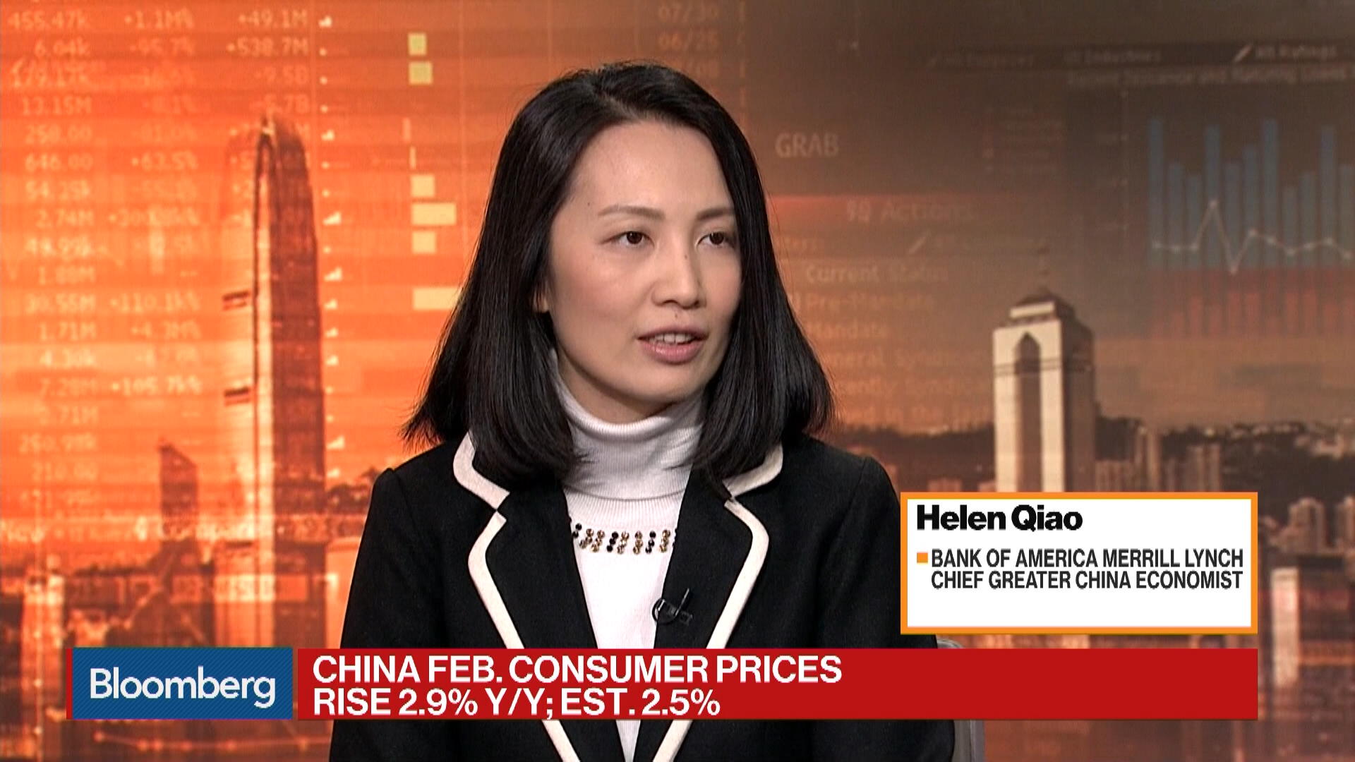 Watch BofAML's Qiao Sees a Lot of Inflation Pressure Coming Through in ...