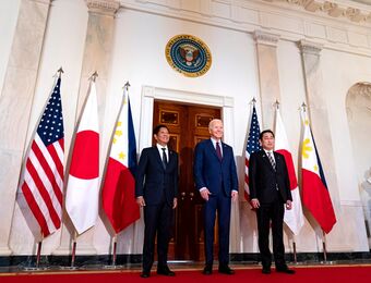 relates to Biden Vows to Back Japan and Philippines as China Jolts Allies
