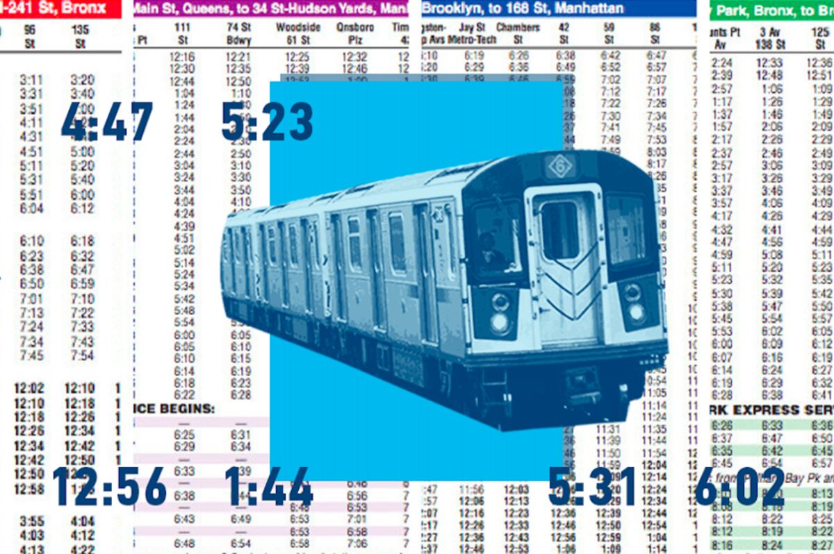 New York City Subway Timetables May Create Delays - Bloomberg