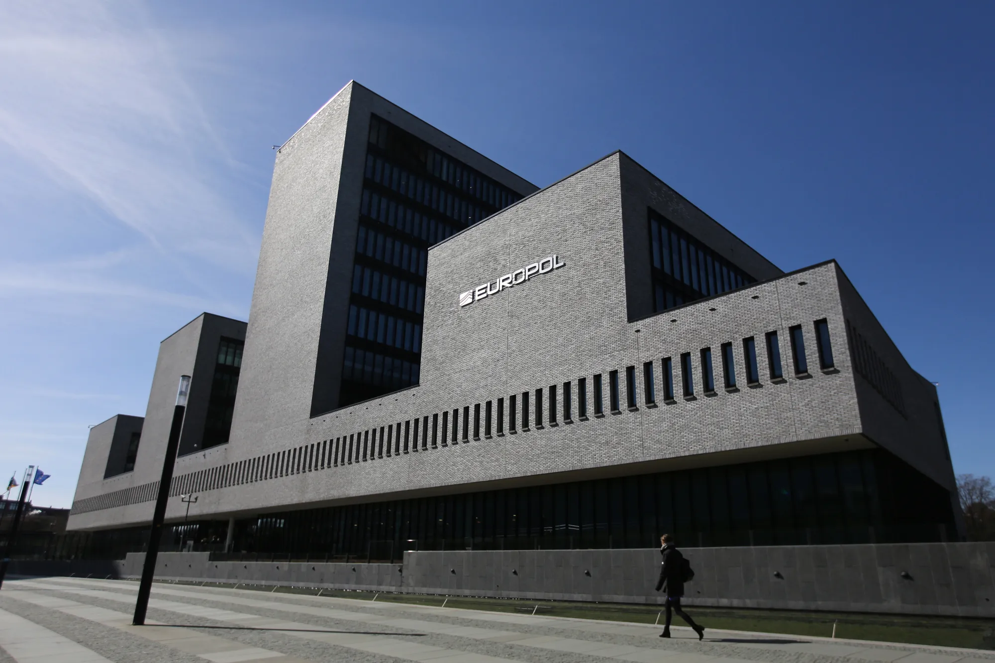 The Europol headquarters in The Hague, Netherlands.