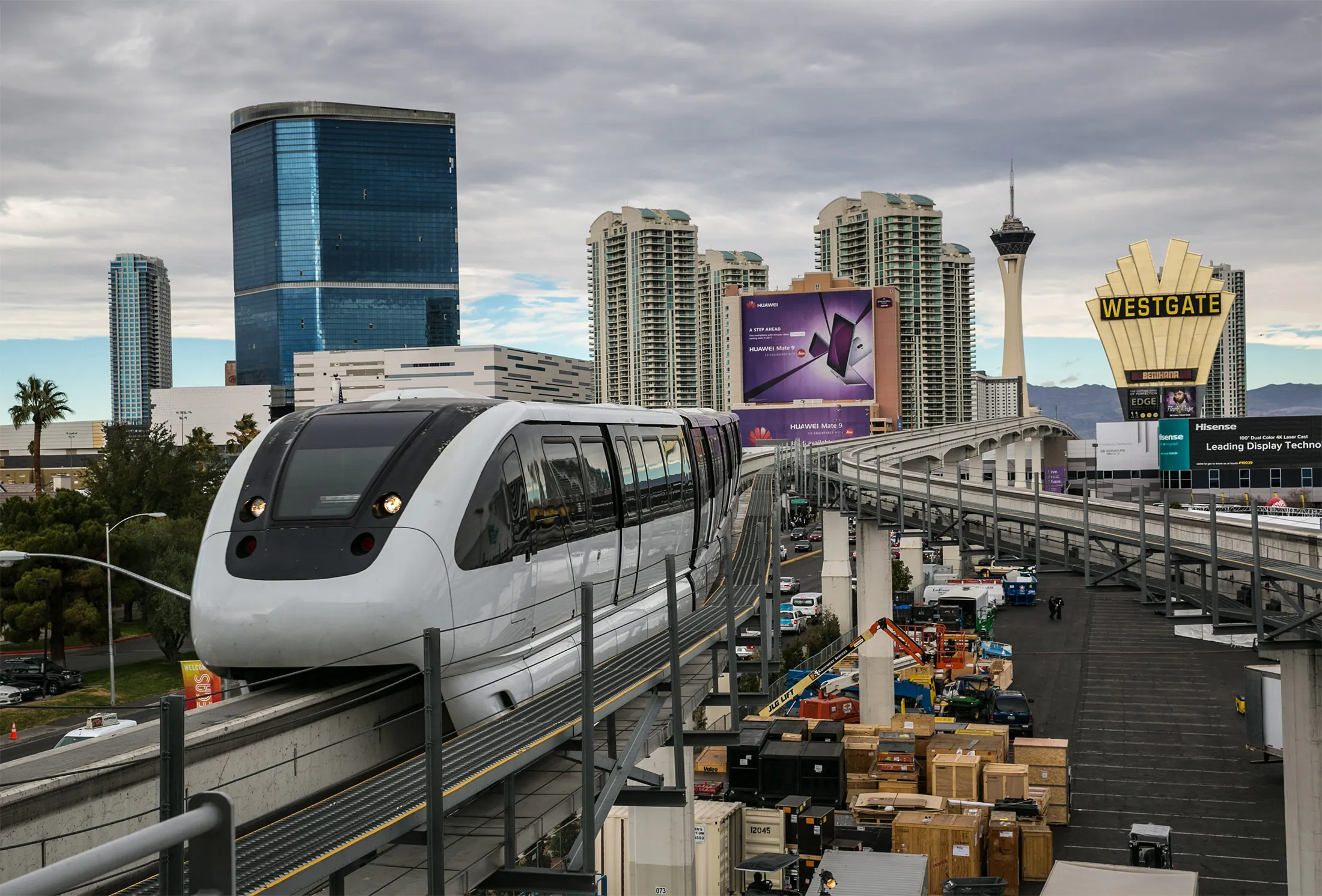 The Las Vegas Monorail&nbsp;