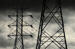 Transmission towers in Sydney, Australia.