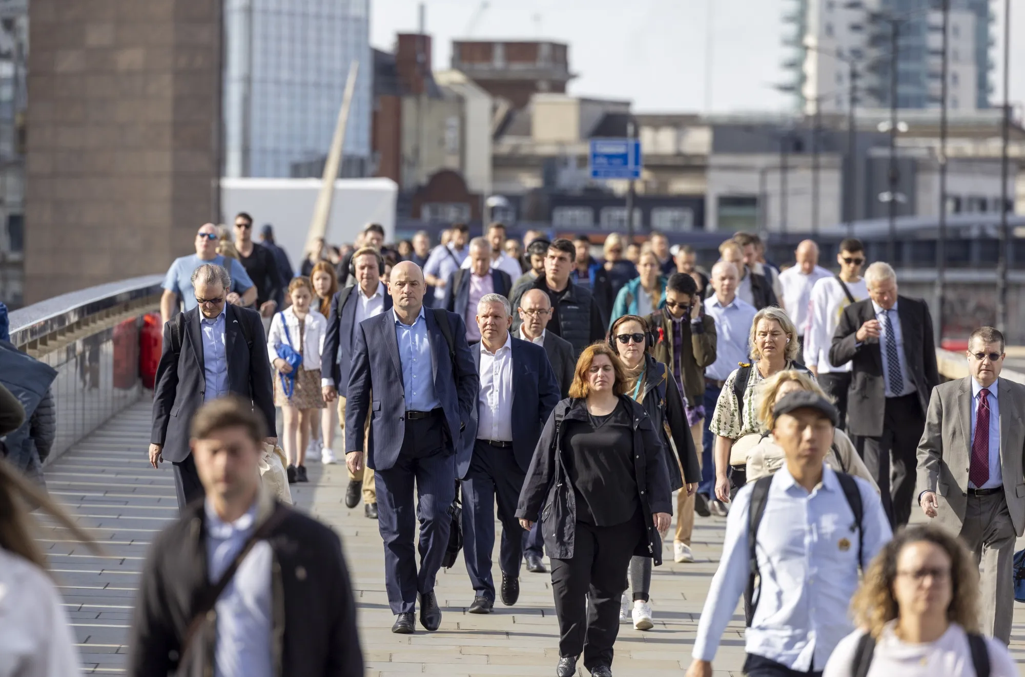 UK Workers Ahead Of Latest Employment Statistics