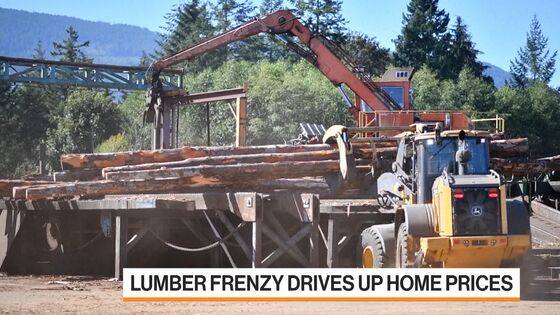 Lumber Prices Soar, But Logs Are Still Dirt Cheap