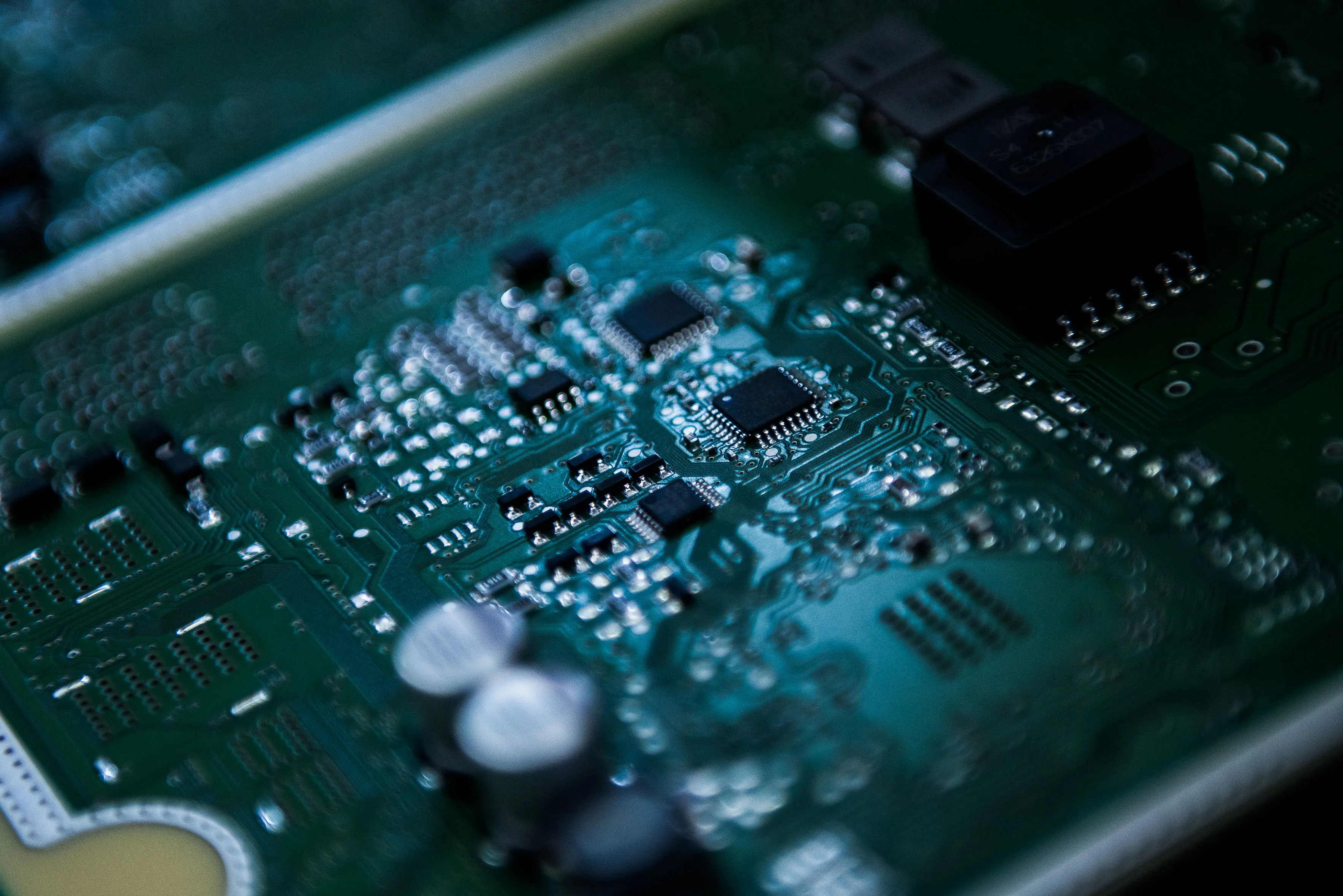 Automobile Electronic Component Manufacture Inside Robert Bosch GmbH Plant