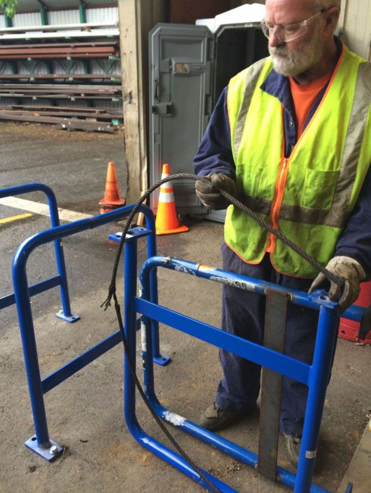 theft proof bike rack