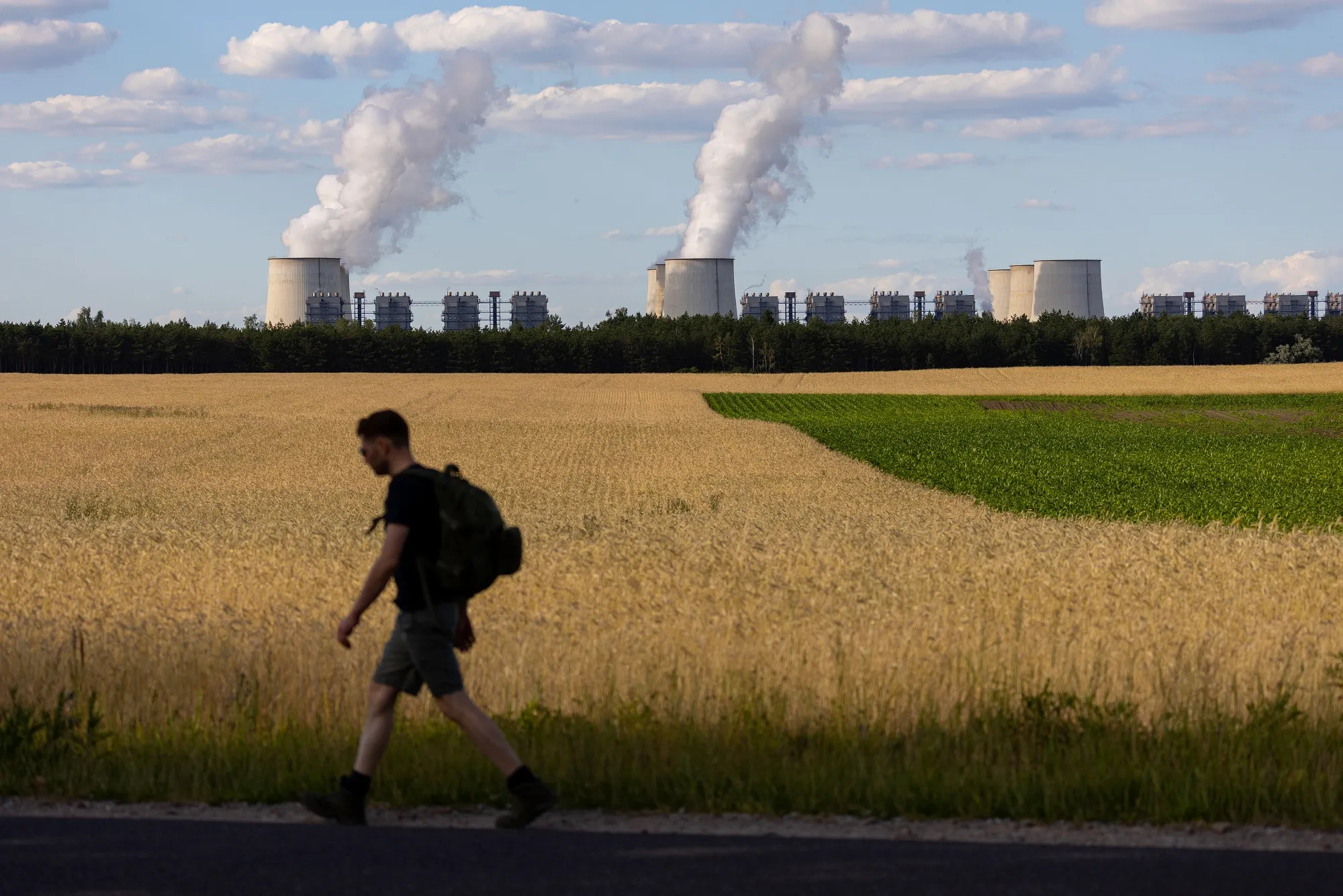 A lignite coal-fired power plant in Peitz, Germany.