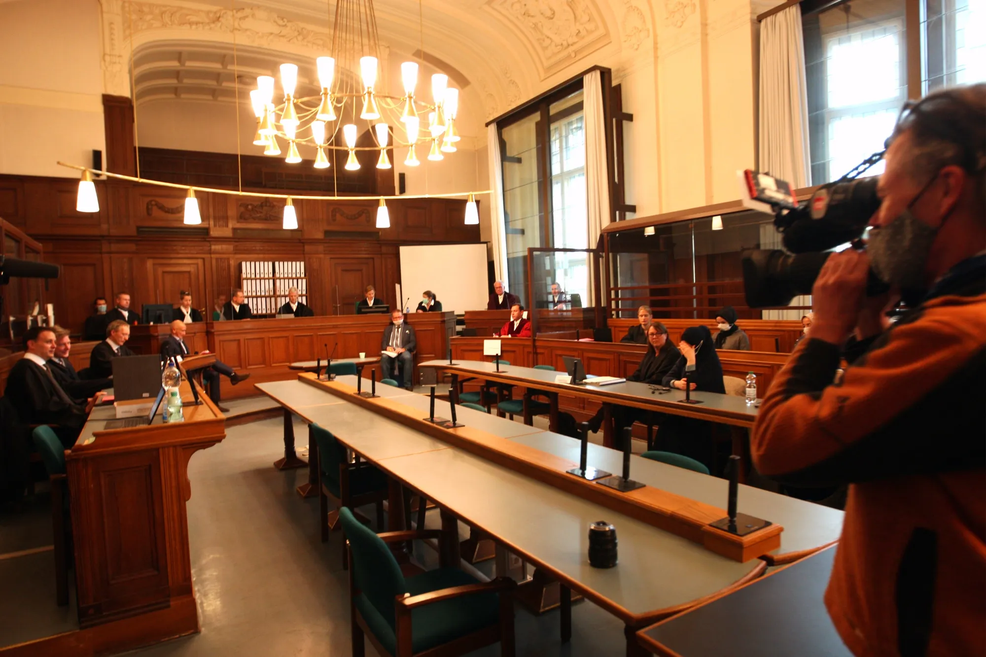 The trial of Vadim Krasikov&nbsp;in Berlin in&nbsp;2020.