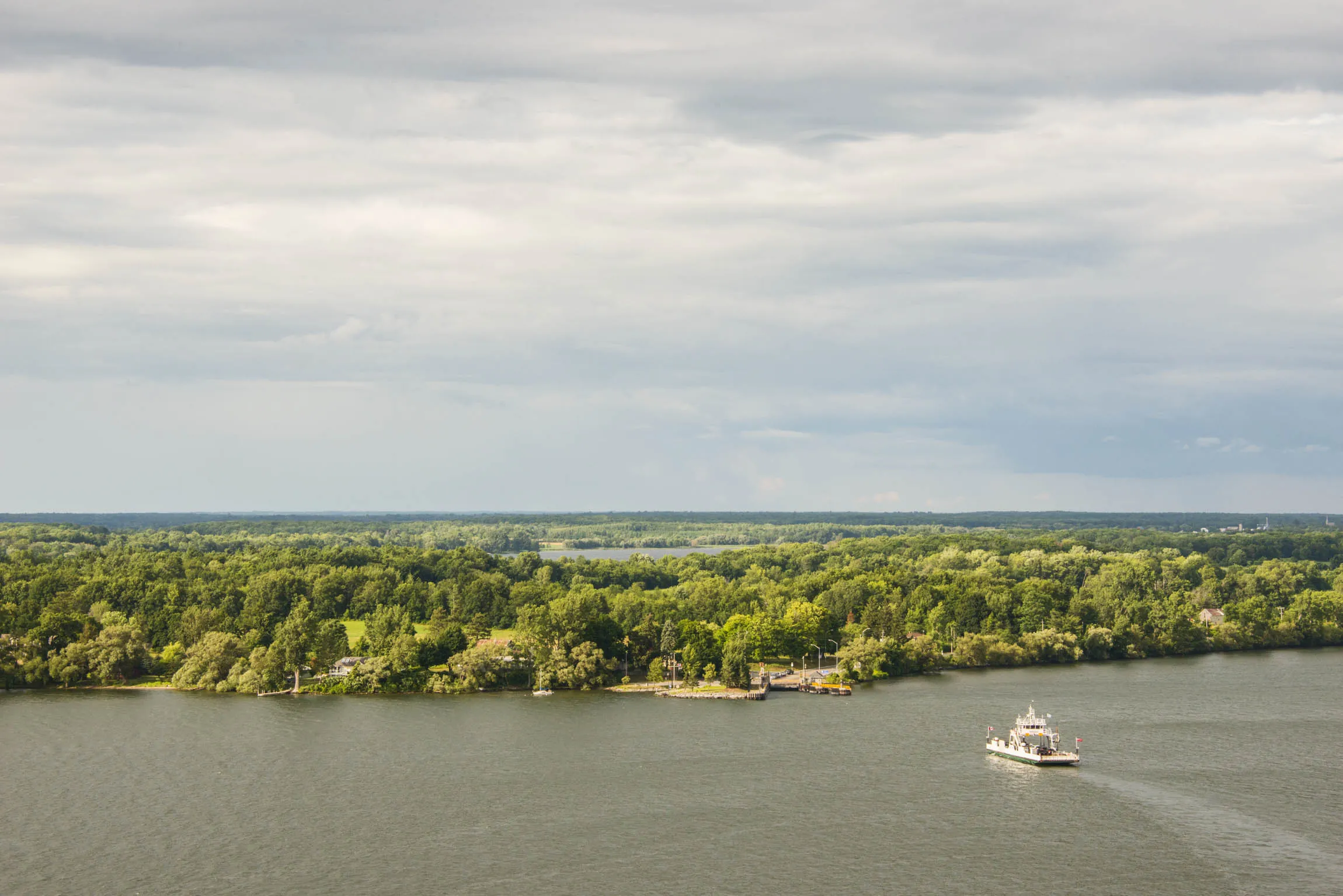 The Glenora Ferry near Lake on the Mountain Resort near Picton.&nbsp;
