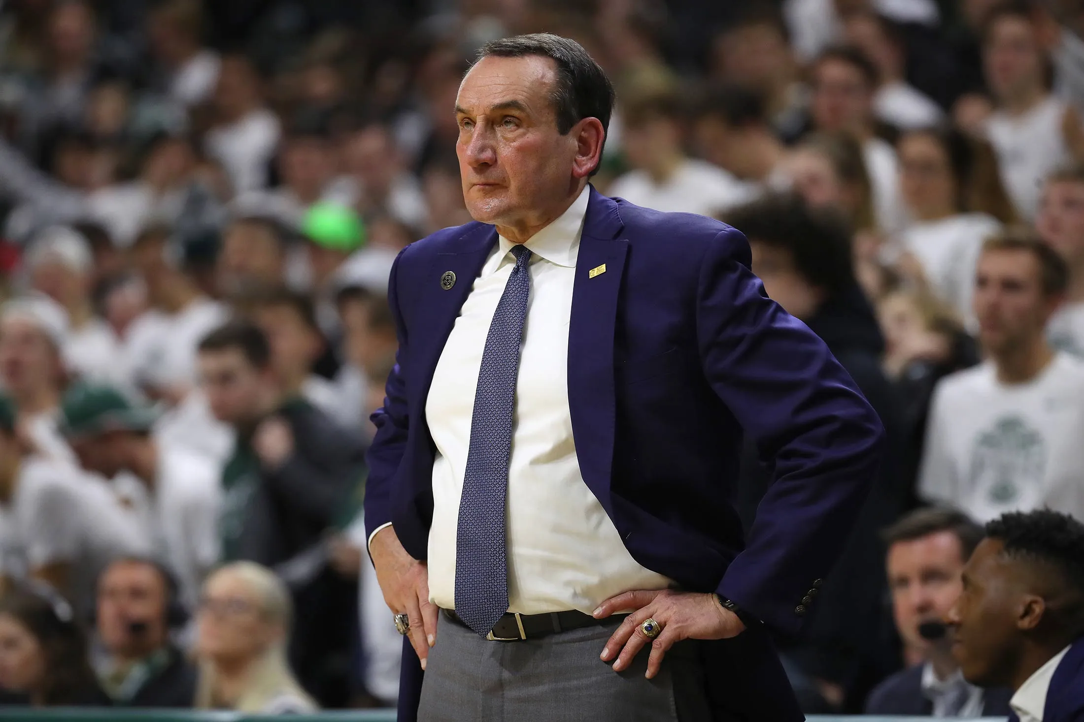 Duke men's basketball coach&nbsp;Mike Krzyzewski
