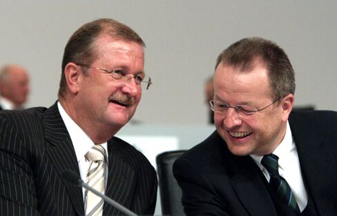 Wendelin Wiedeking and Holger Haerter