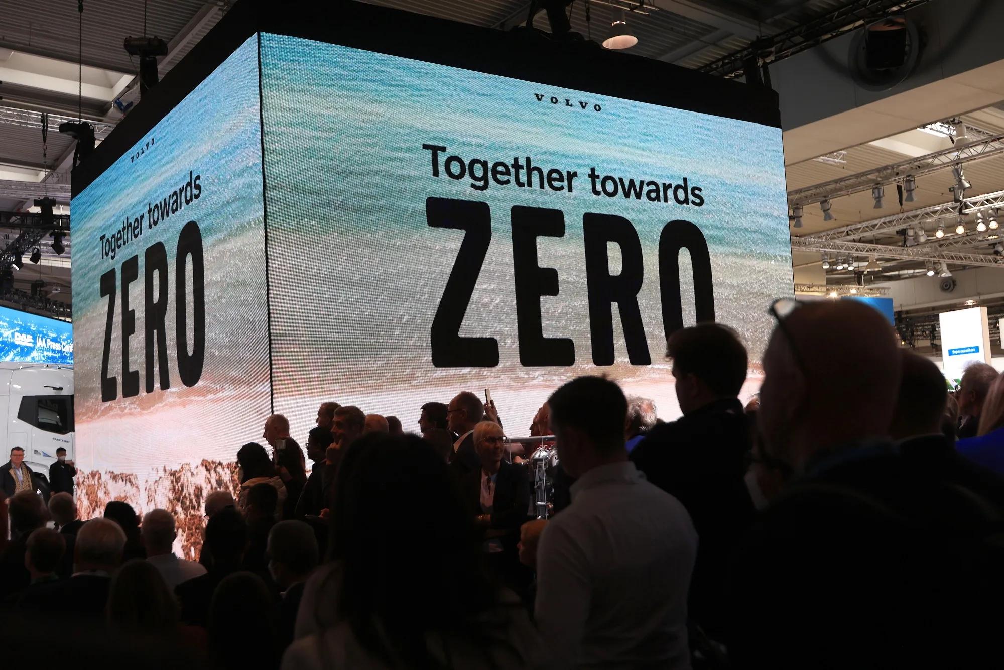 Volvo AB’s news conference at the IAA Transportation show in Hanover, Germany, in&nbsp;September.