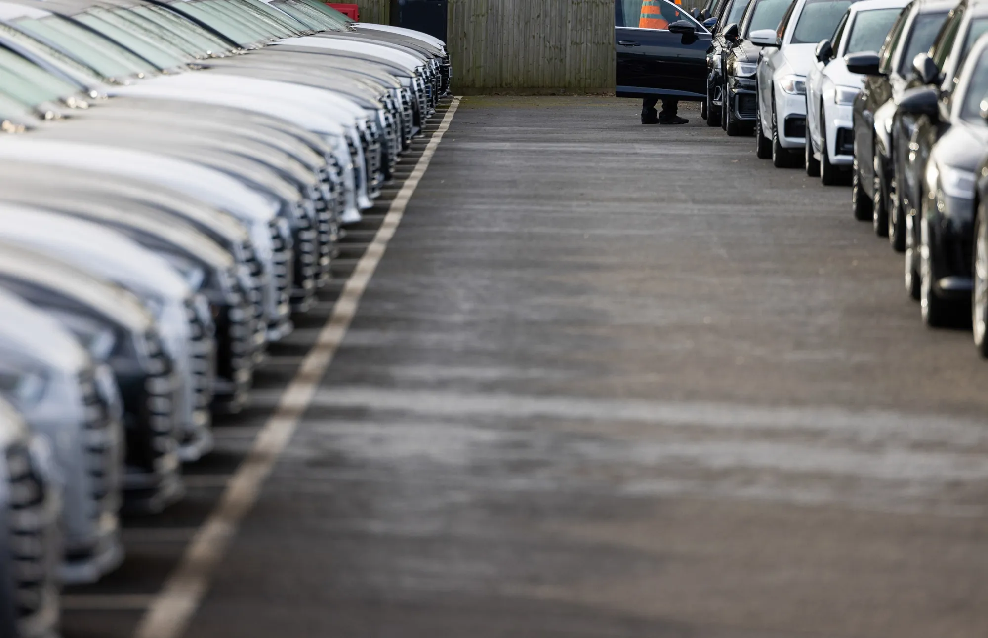 A used car dealership in the UK.
