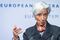 European Central Bank President Christine Lagarde Adds Signature to Euro Banknotes 