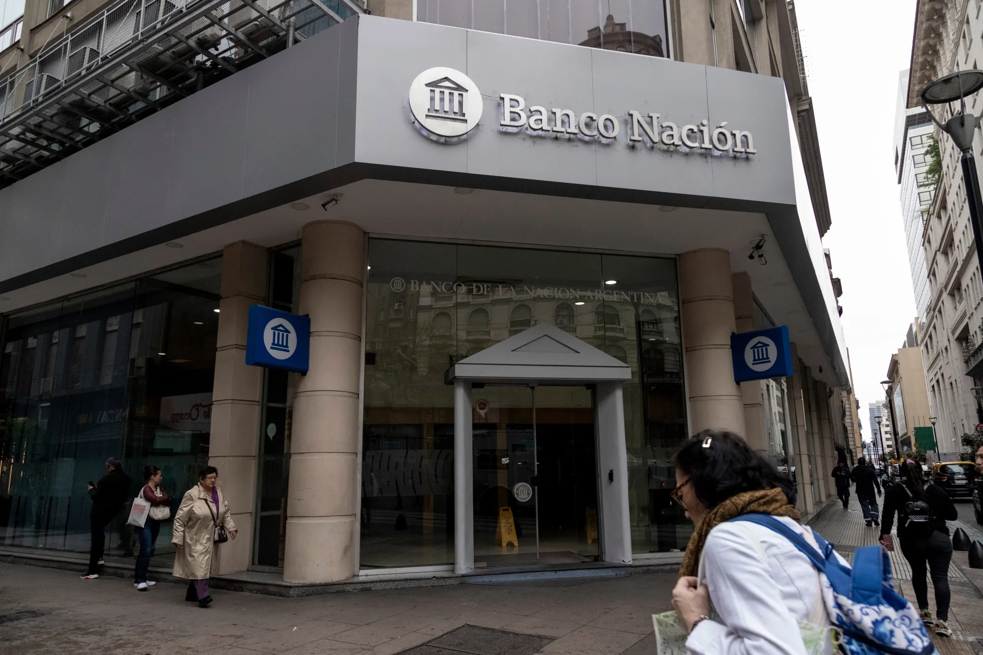 A Banco Nacion branch in Buenos Aires, Argentina.