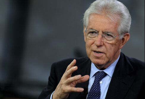 Italian Prime Minister Mario Monti