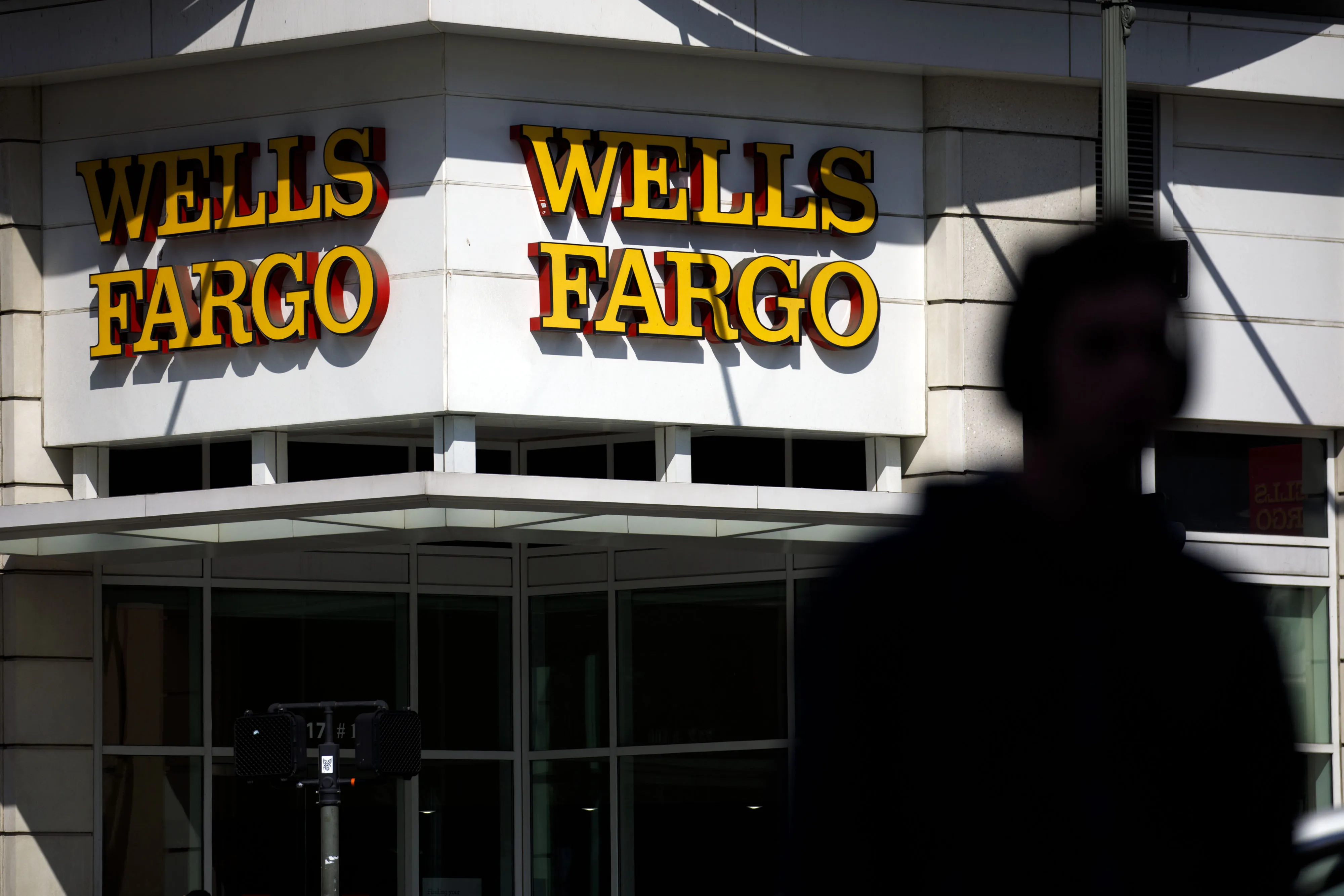 A Wells Fargo &amp; Co. branch in Los Angeles.