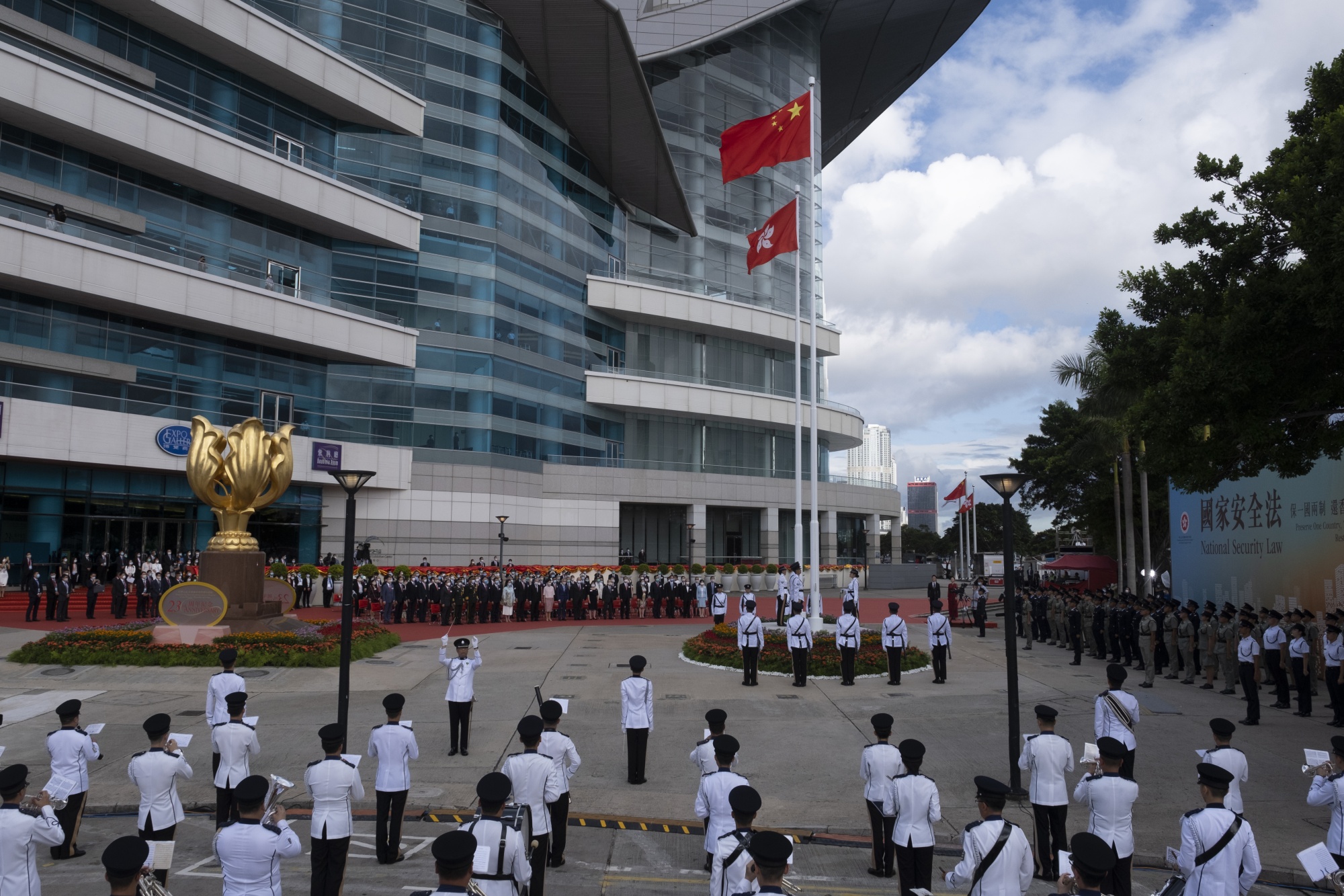 Hong Kong Marks 23rd Anniversary of City's Return To Chinese Rule