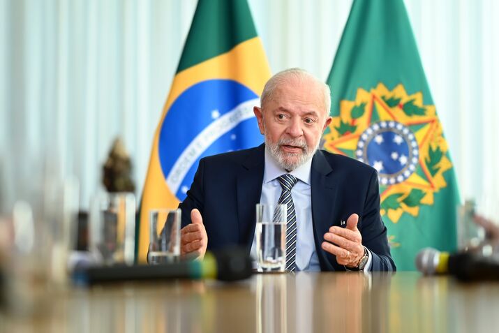 President Lula Speaks To The Foreign Press