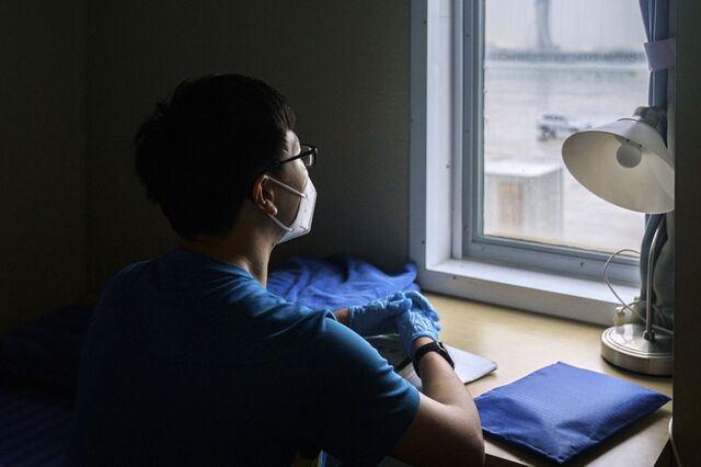 The quarters give seafarers a place to stay for 48 hours if flight and ship schedules don't line up. They also keep transient workers away from the local community. 