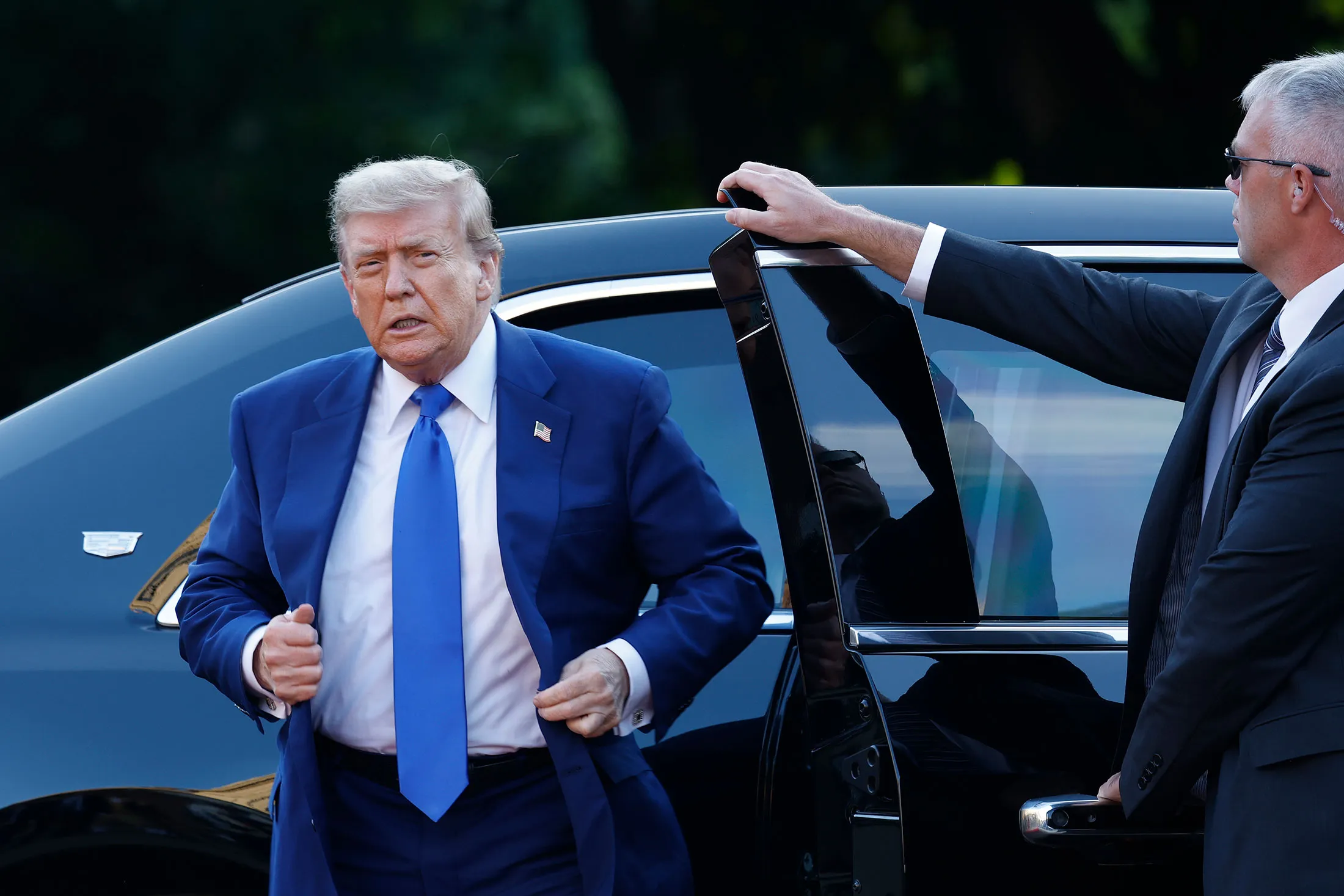 Trump at the NATO summit.