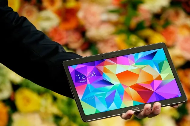 A Samsung Galaxy Tab S
