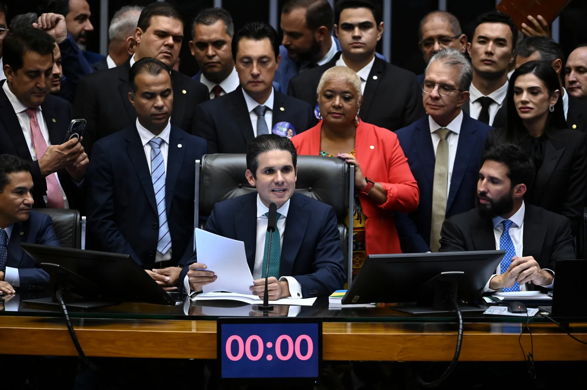 Hugo Motta, Brazil's speaker of the lower house.