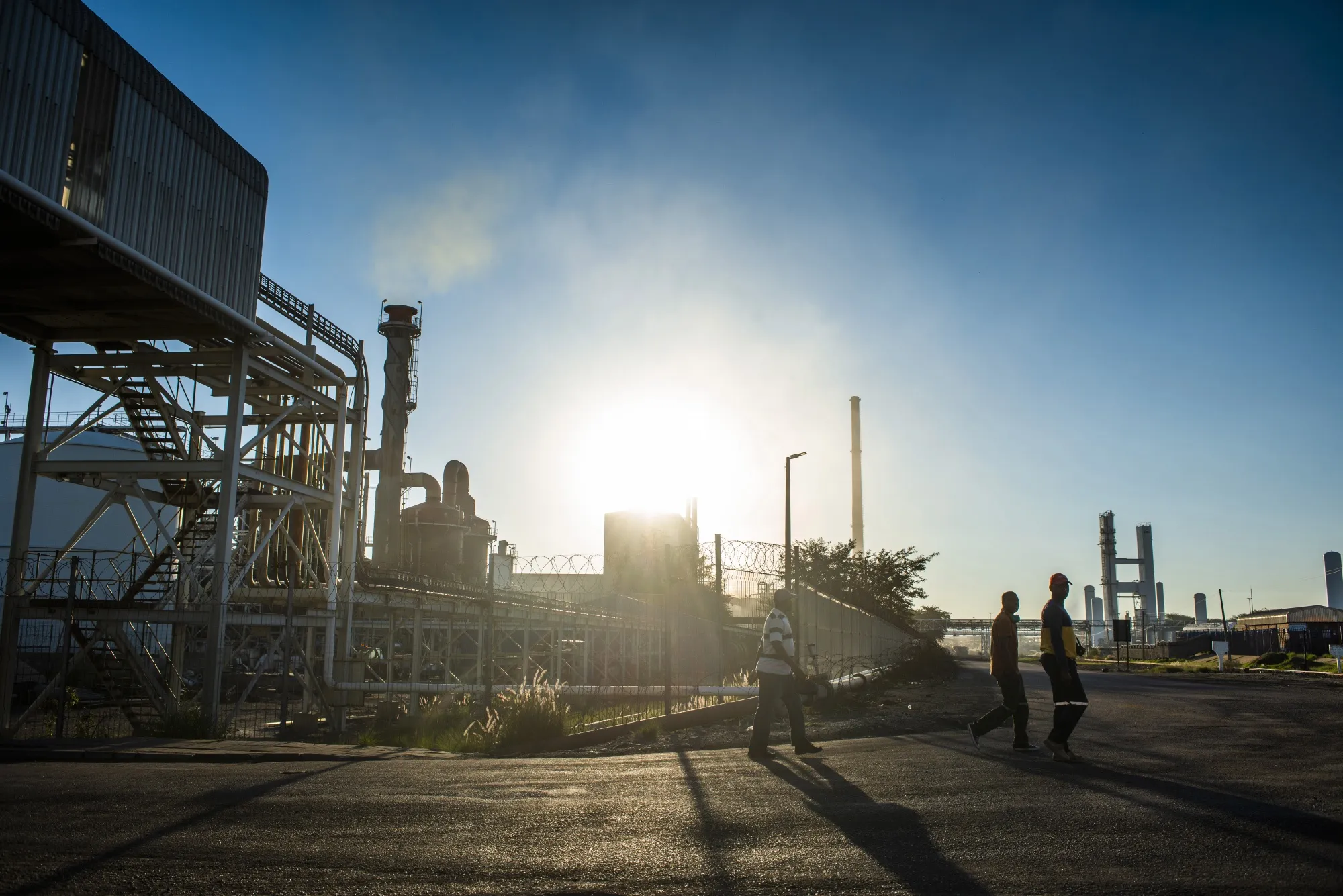 A platinum&nbsp;smelter site in Rustenburg, South Africa.